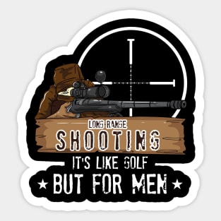 Sniper Shirt Shooting Gunner Hunting Deer longrange Sticker